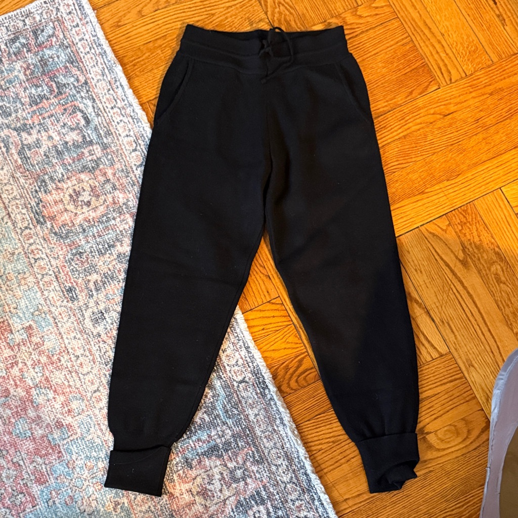 Zara Black Dressy Sweatpants